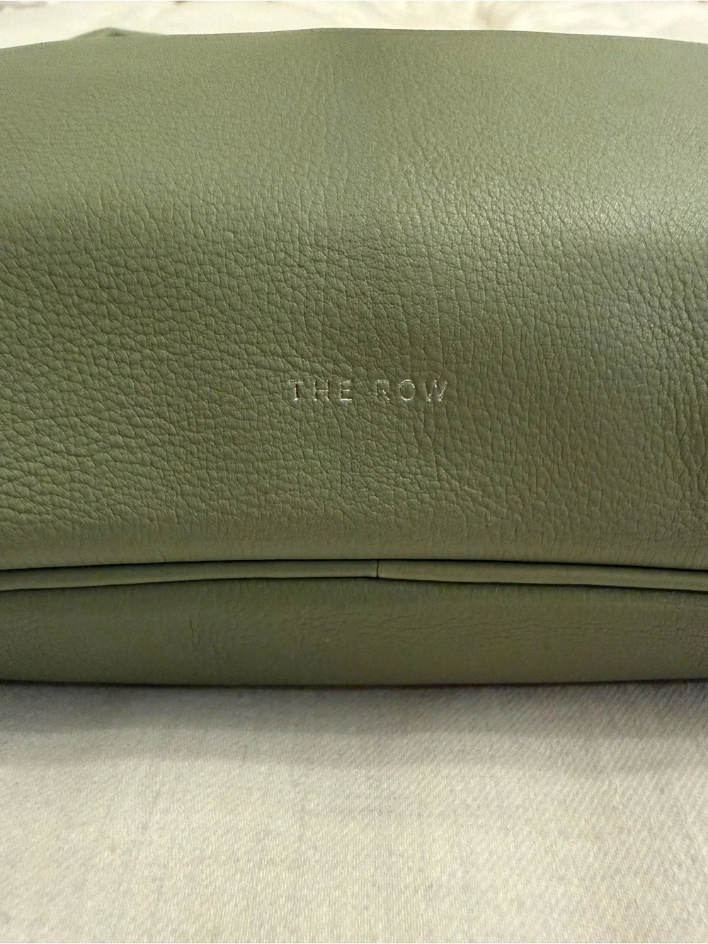 The Row Women’s Small Everyday Leather Shoulder Bag in Green